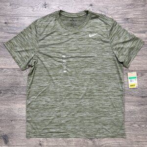 Nike Dri Fit Legend Veneer T Shirt Sz XL Mens Medium Olive Training Gym